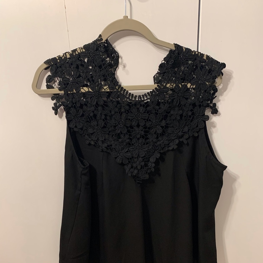 Black Lace Blouse